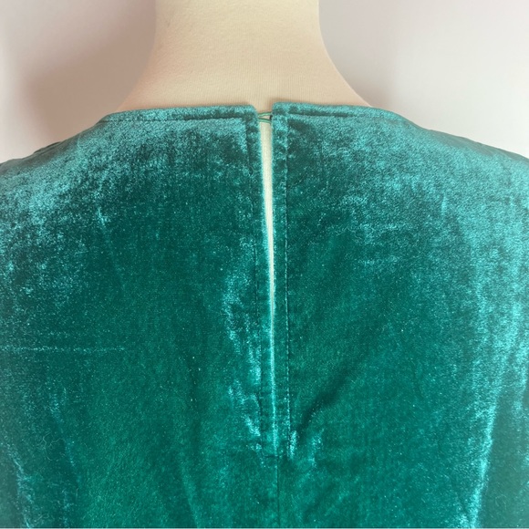 J. Crew velvet tank top green size 12 - Picture 7 of 9
